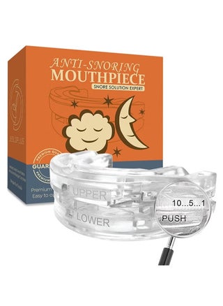 Anti Snore Mouthpiece 10 Adjustable Increments for Anti Grinding Snoring Solution Sleeping Night Mouth Guard Natural Sleep Aid - pzsku/ZA3BD0D35FF5D654988A7Z/45/_/1720602937/e148cd1f-4948-498c-99f2-a7ac2991ed07