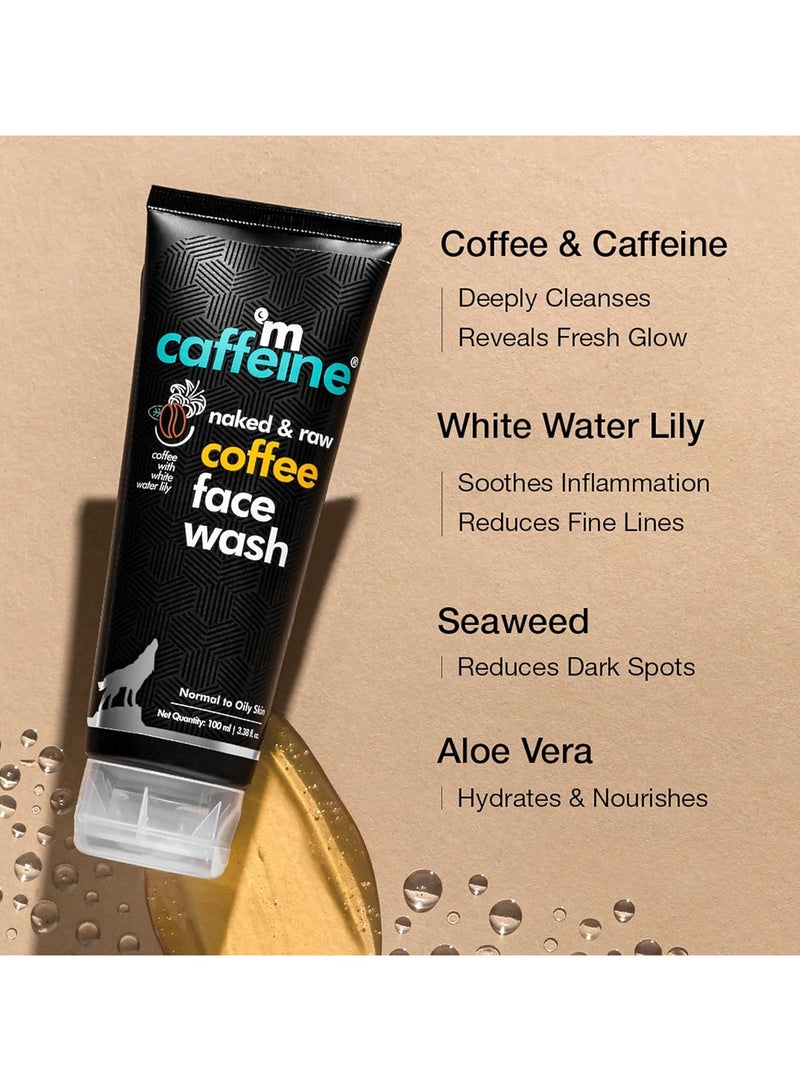 إم كافيين غسول الوجه بالقهوة المنظف العميق بالقهوة للتحكم في الزيوت | غسول الوجه دي تان للرجال والنساء | غسول الوجه المضاد للتلوث للاستخدام اليومي في الصيف | 100 مل - Image 3