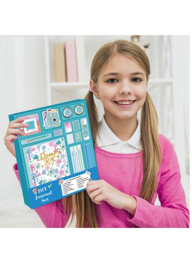 Daytoyz DIY Journal Kit, Gifts for Girls Age of 8 9 10 11 12 13 Years Old, Stationery Set, Scrapbook & Diary Supplies Set, Art Supplies for Teenage Girls, Birthday Gifts Ideas for Girls - Image 3