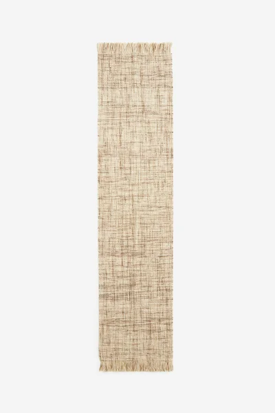 H&M Fringed Wool-Blend Rug