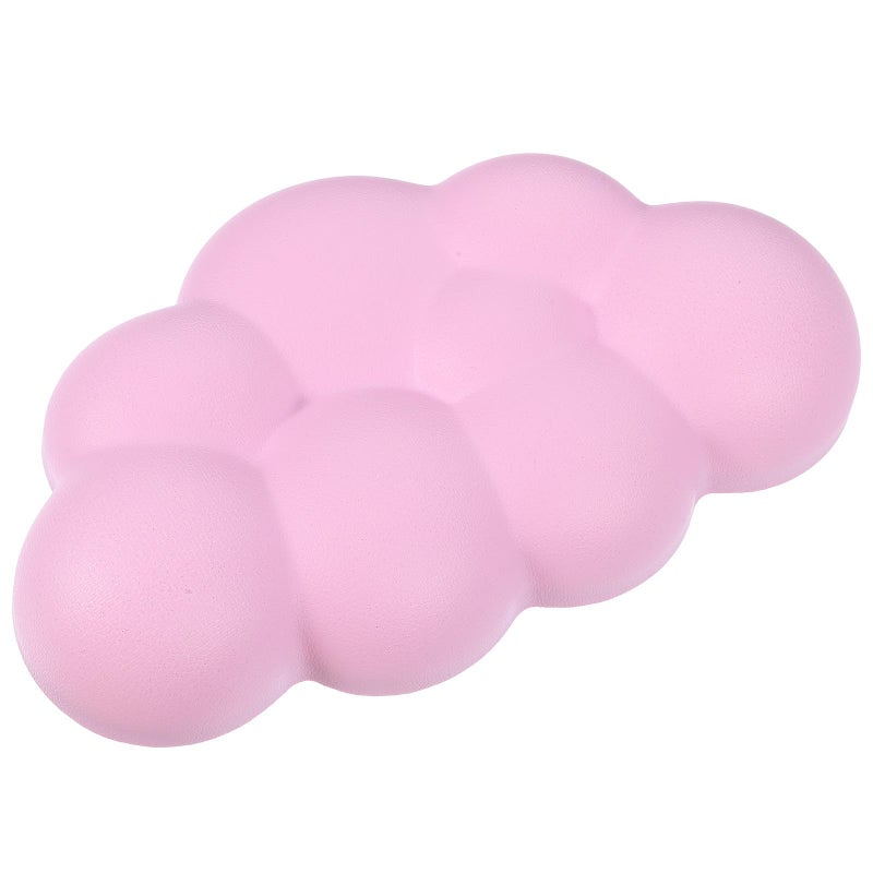 Pink Small Cloud Wrist Rest Pad Non Slip Keyboard and Mouse Support for Office Typing - Image 2