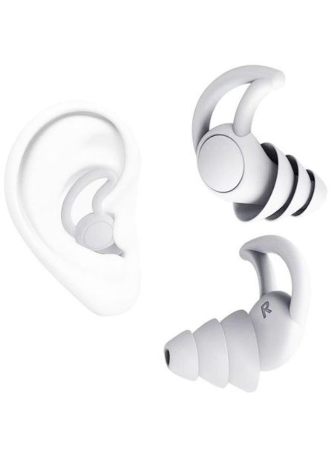 Bluedio - Enjoy Peaceful Sleep with Bluedio EN White Earplugs for Noise Reduction and Ear Protection - Image 1