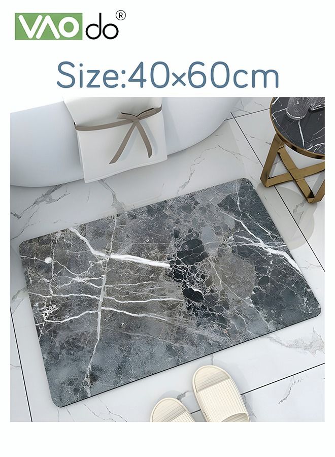 VAOdo Bath Mat Super Absorbent Bathroom Cushion Toilet Absorbent Non-Slip Mat Not Moldy Kitchen Porch Floor Mat  - Image 4