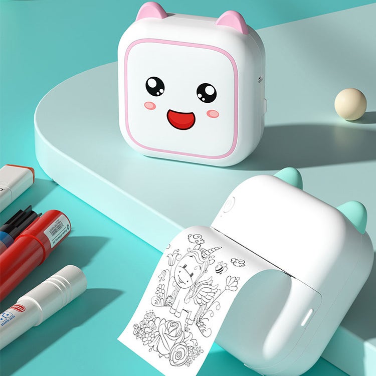 Portable Thermal Po Printer Pocket Student Wrong Title Label Inkless Mini Printer Factory - Image 3