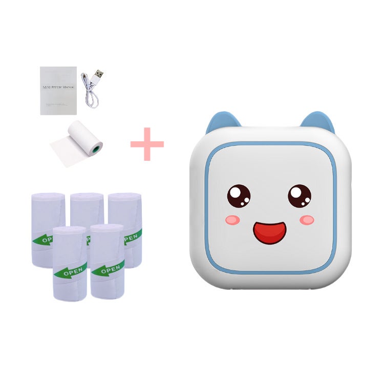 Portable Thermal Po Printer Pocket Student Wrong Title Label Inkless Mini Printer Factory - Image 1