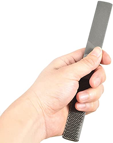 Hatonseyan Wood Rasp File 4 Way Hand File and Round Rasp, Half Round Flat & Needle Files Wood Rasp Set for Sharping Wood and Metal Tools - Image 5