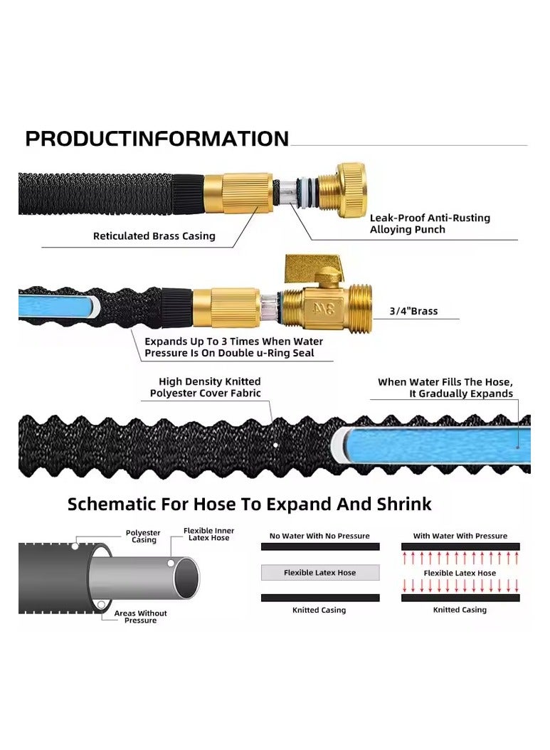 Expandable Water Hose 5m to 15m – Lightweight & Durable Washing Pipe - Image 4
