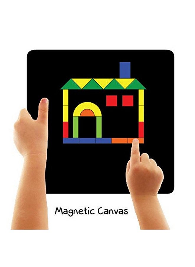 Play Panda Fun Magnetic Shapes (Senior) : Type 2 with 58 Magnetic Shapes, 200 Pattern Book, Magnetic Board and Display Stand - Image 3