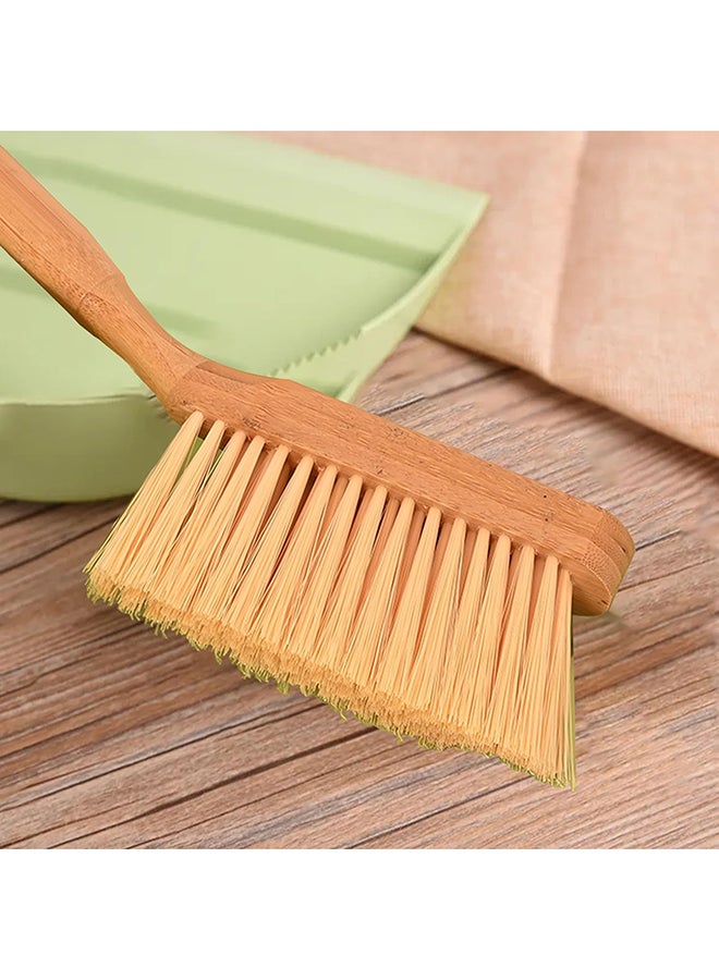 Home Pro HomePro Dust Pan & Brush Set With Synthetic Soft Bristles Broom Set Floor Brush And Dustpan With Angled Tips - Image 5