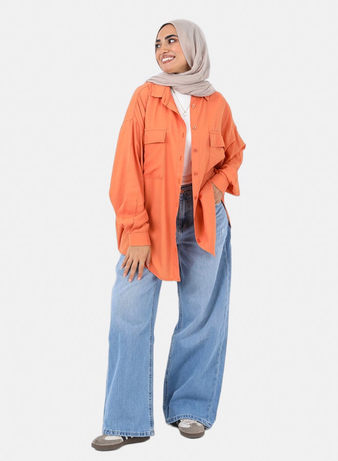 Just for Women Two Pockets Shirt - Image 1