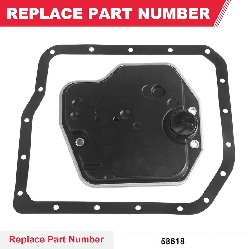 Fitede Automatic Transmission Filter with Gasket Kit for U140E U140F U240E U241E - Compatible with Toyota, Lexus, Scion - Image 2