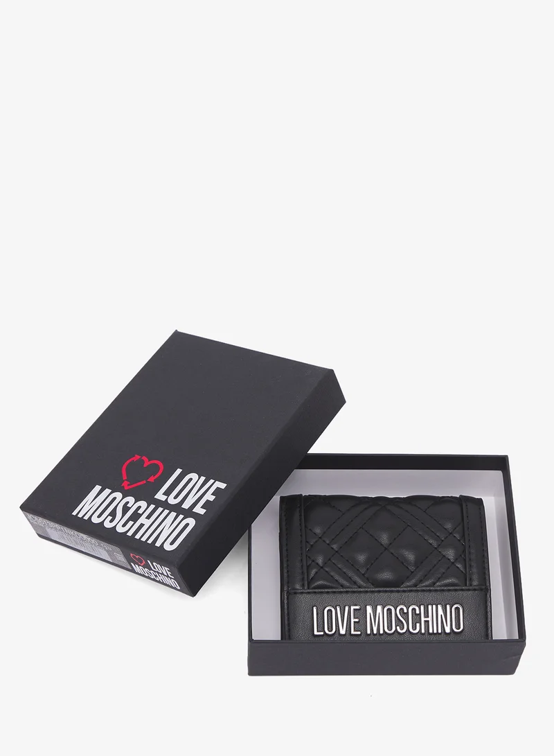 Love Moschino Logo bi fold wallet