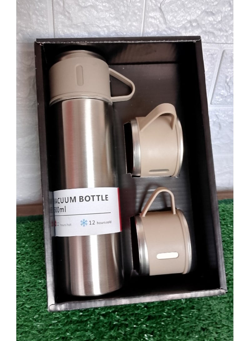 Thermos set to keep drinks warm all day long with 3 cups - Image 2