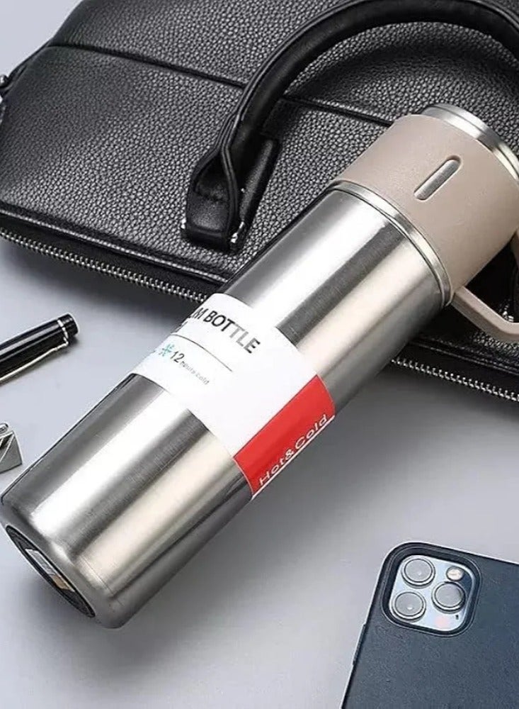 Thermos set to keep drinks warm all day long with 3 cups - Image 4
