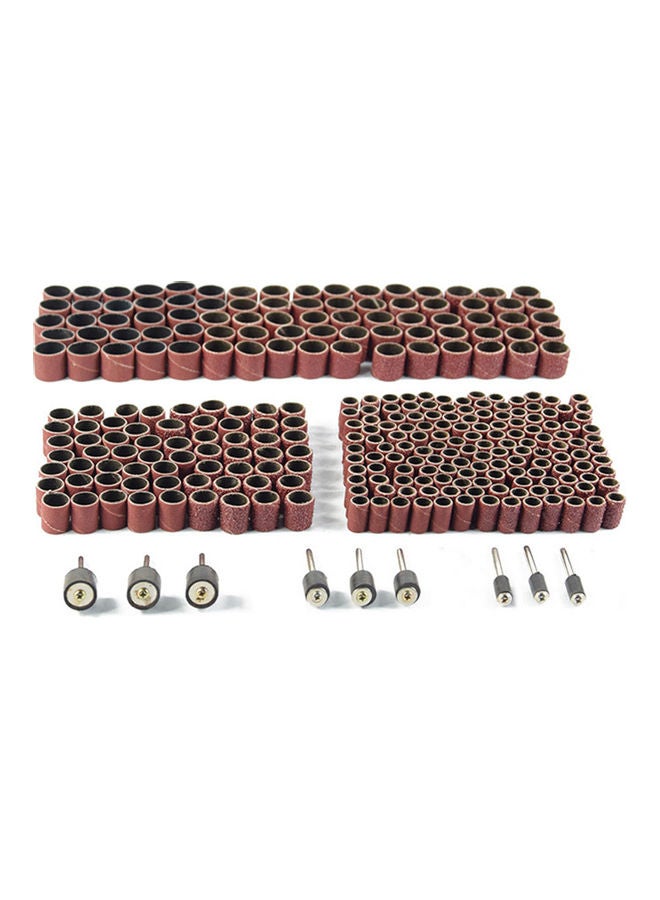 NIBEMINENT 338-Piece Sanding Drum Tool Set Red  - Image 2