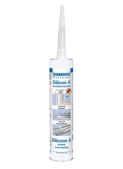 Weicon WEICON Silicone A 310ml white Extremely elastic universal adhesive  - Image 1