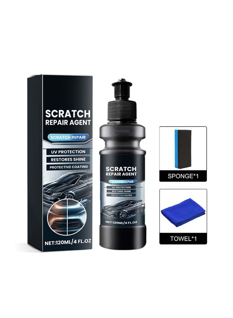 Car Scratch Remover, Car Detailing Kit with Scratch Remover Sparkle Cloth Polishing Compound for Vehicle Repair Touch-Up Paint Shine - Image 1