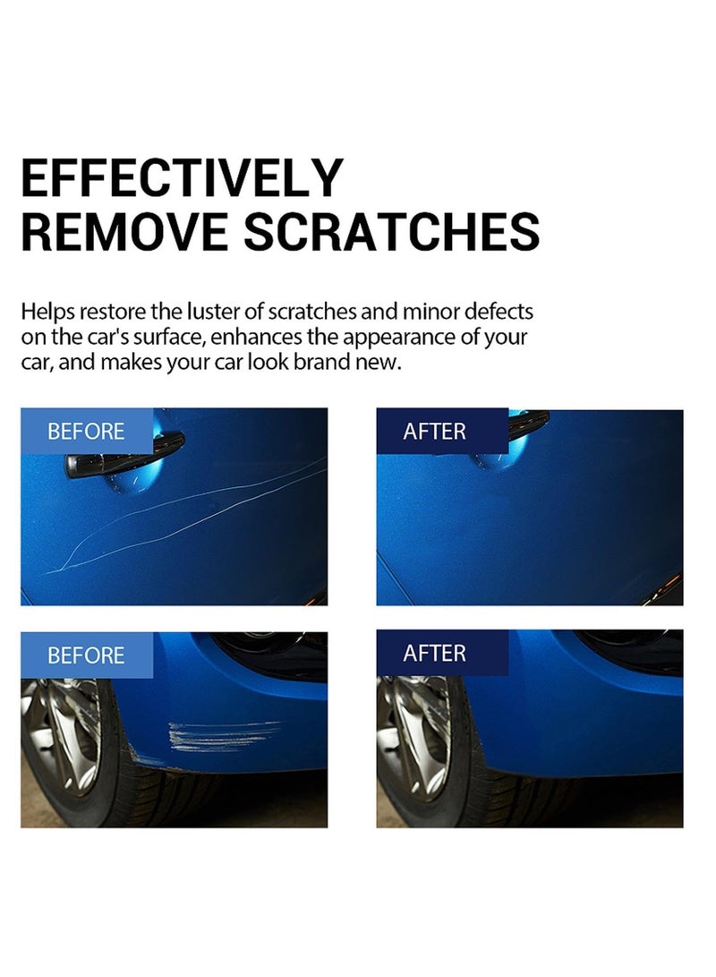 Car Scratch Remover, Car Detailing Kit with Scratch Remover Sparkle Cloth Polishing Compound for Vehicle Repair Touch-Up Paint Shine - Image 2