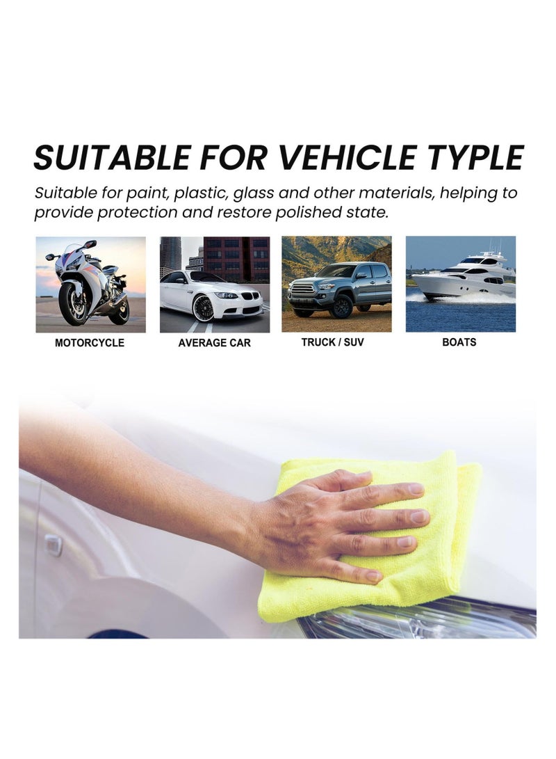 Car Scratch Remover, Car Detailing Kit with Scratch Remover Sparkle Cloth Polishing Compound for Vehicle Repair Touch-Up Paint Shine - Image 5