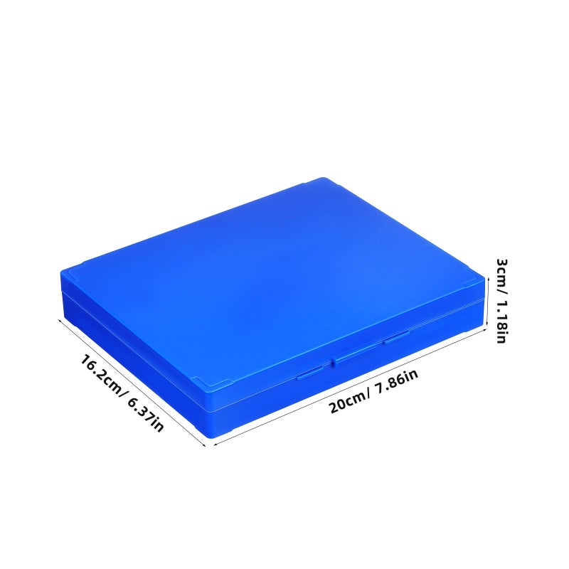 100 Place Plastic Microscope Slide Storage Box With Lid For Classroom Pathology - Image 3