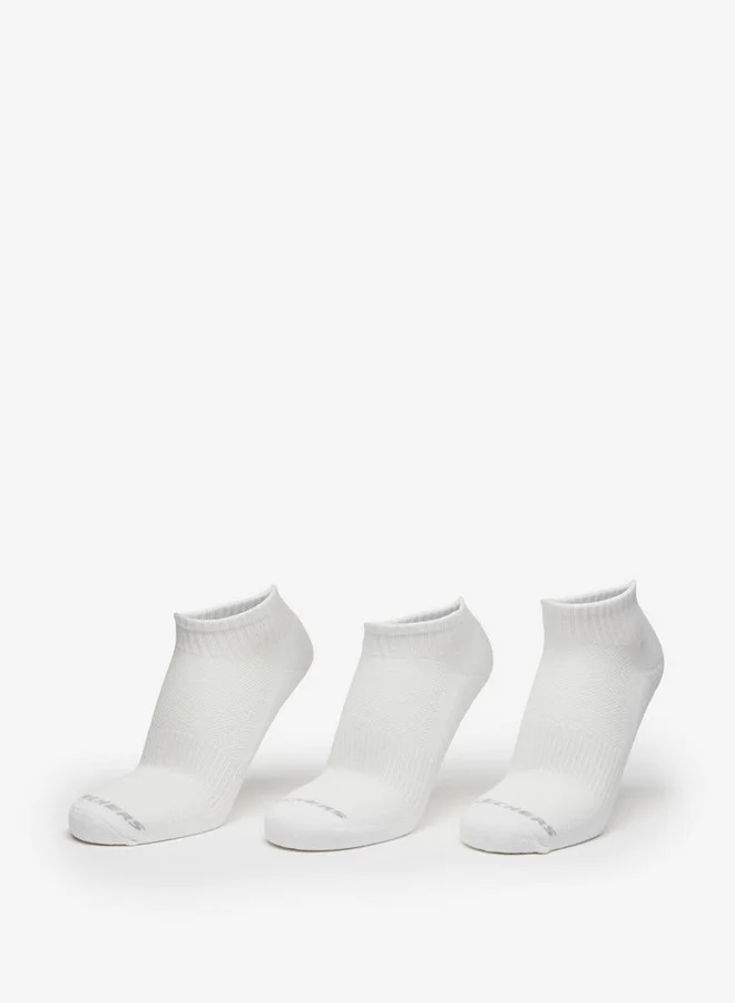 SKECHERS Men's 1/2 Terry Crew Length Sports Socks - S111035D-100