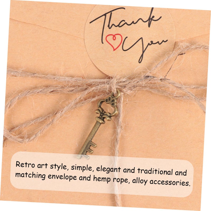 3 Sets Kraft Paper Envelopes Writing Paper Stickers For Handwritten Letters Scrapbooking - Image 3