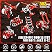 PANPAPA Building Fire Truck Set For Boys Age 812Stem Assembly Metal 3d Puzzle Fire Engine Model Car Building Kit Construction ToysParentChild Interaction Gifts Erector Sets For Kids 816 Red303pcs - Image 4