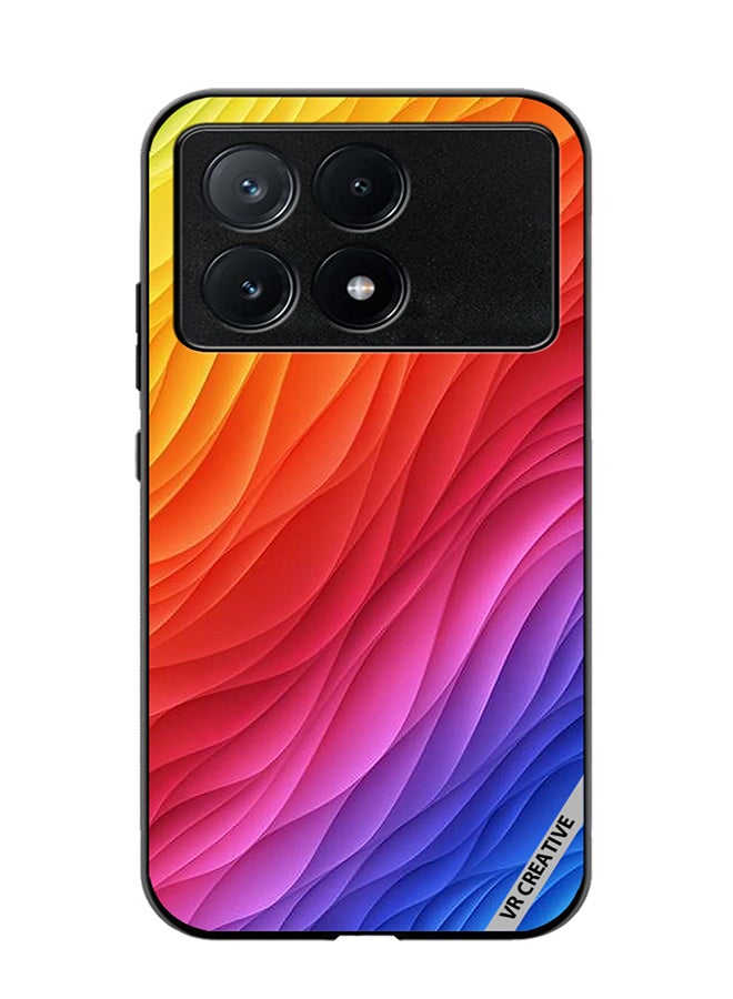 VR CREATIVE Protective Case Cover For Xiaomi Poco X6 Pro Layers Design Multicolour - Image 1