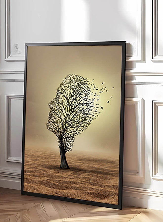 4gdran Canvas Wall Art For Wall Decoration, Modern Design,with a Hollow Frame,Size (120x80),One Piece  - Image 2