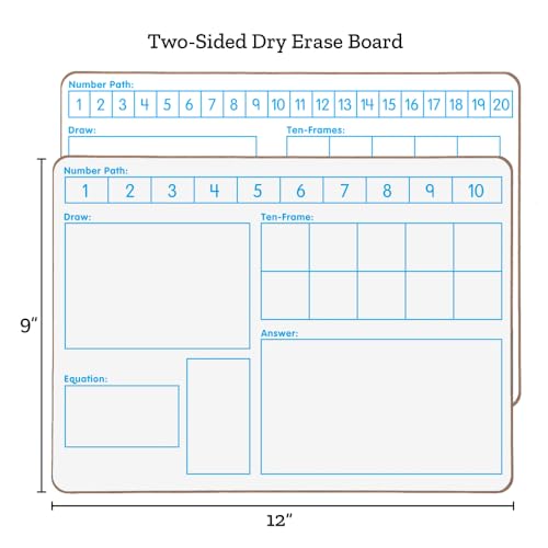 Really Good Stuff Solving Problems Two-Sided Dry Erase Boards Set - Image 5