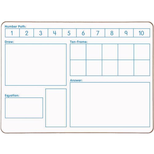 Really Good Stuff Solving Problems Two-Sided Dry Erase Boards Set - Image 3