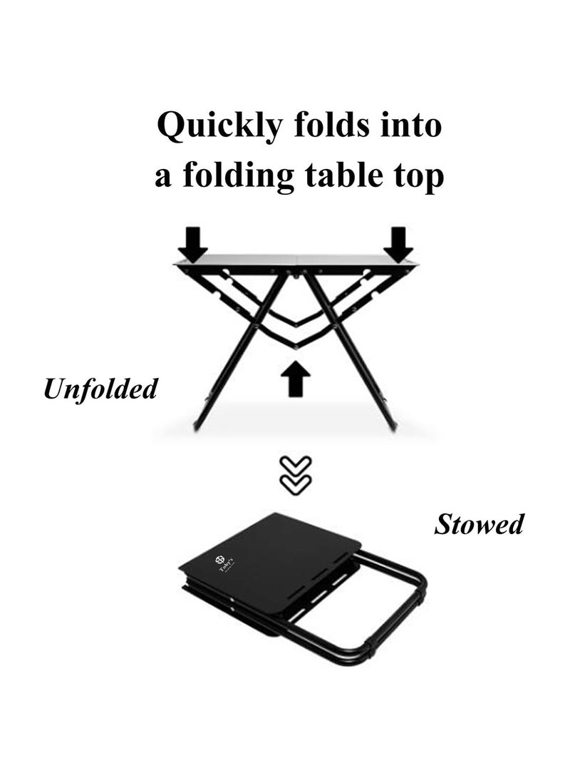 Toby's Tobyâ€™S Lightweight Aluminum Foldable Camping Table With Storage Bag + 3500Mah Rechargeable Camping Lantern With 3 Modes, Waterproof Design, And Power Bank Function - Image 5