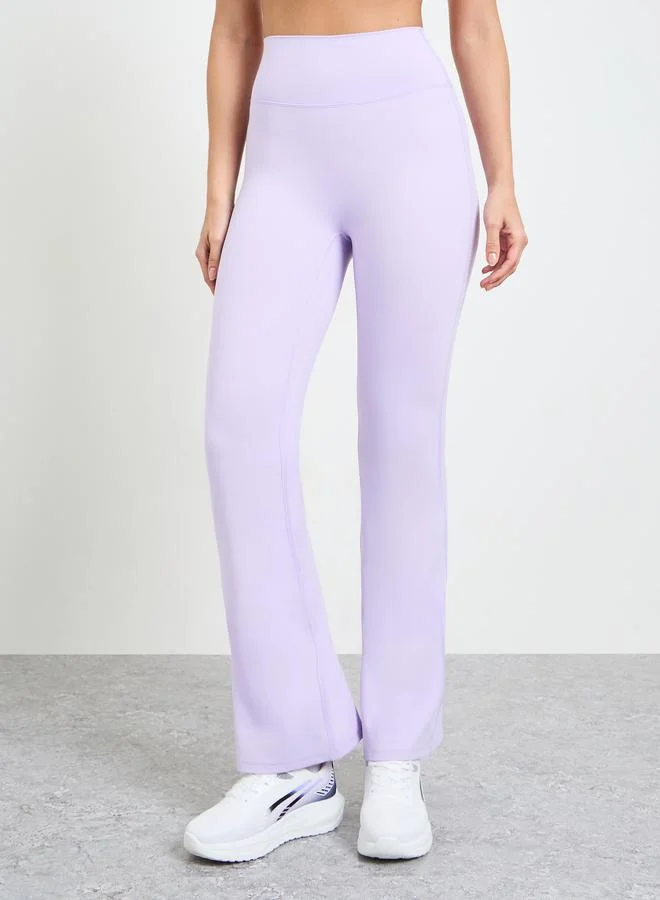 Take Two Purple Flared Yoga Pants