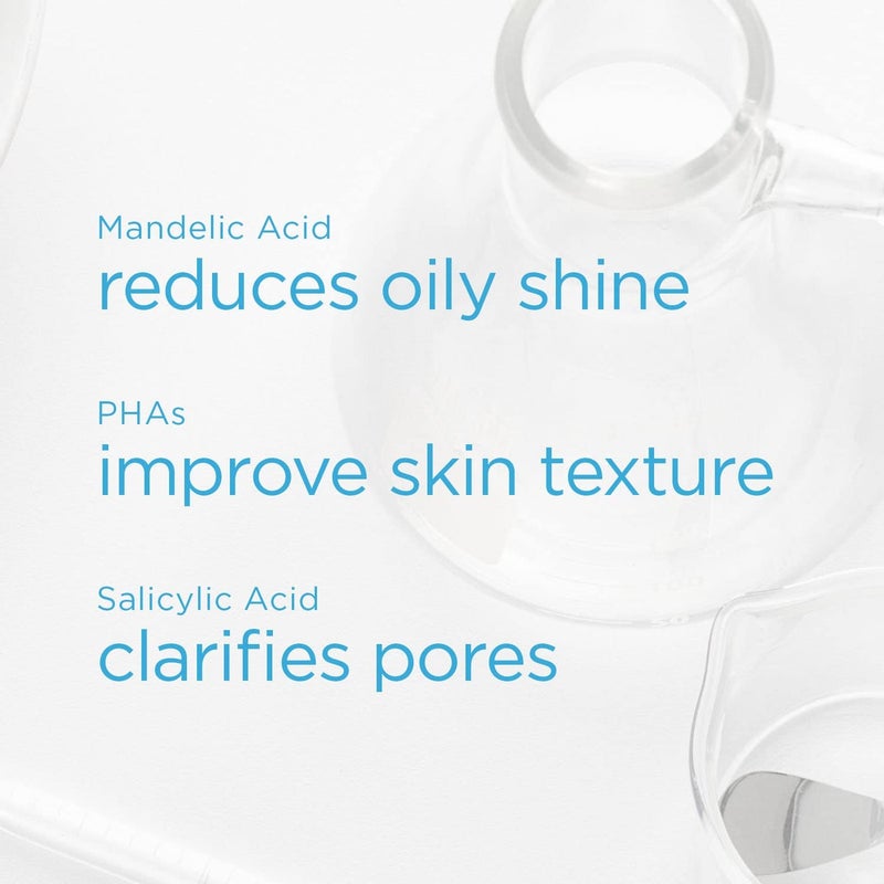 Neostrata جل غسول الوجه المنقي من NEOSTRATA بمكونات الماندليك للبشرة الدهنية مع حمض الساليسيليك خالي من الصابون وخالي من العطور، 6.8 أونصة سائلة (عبوة واحدة) - Image 4