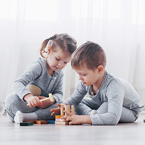 MGTECH 50 Pcs Mini Wooden Hammers for Chocolate, Small Wood Toy Mallets for Kids - Image 3
