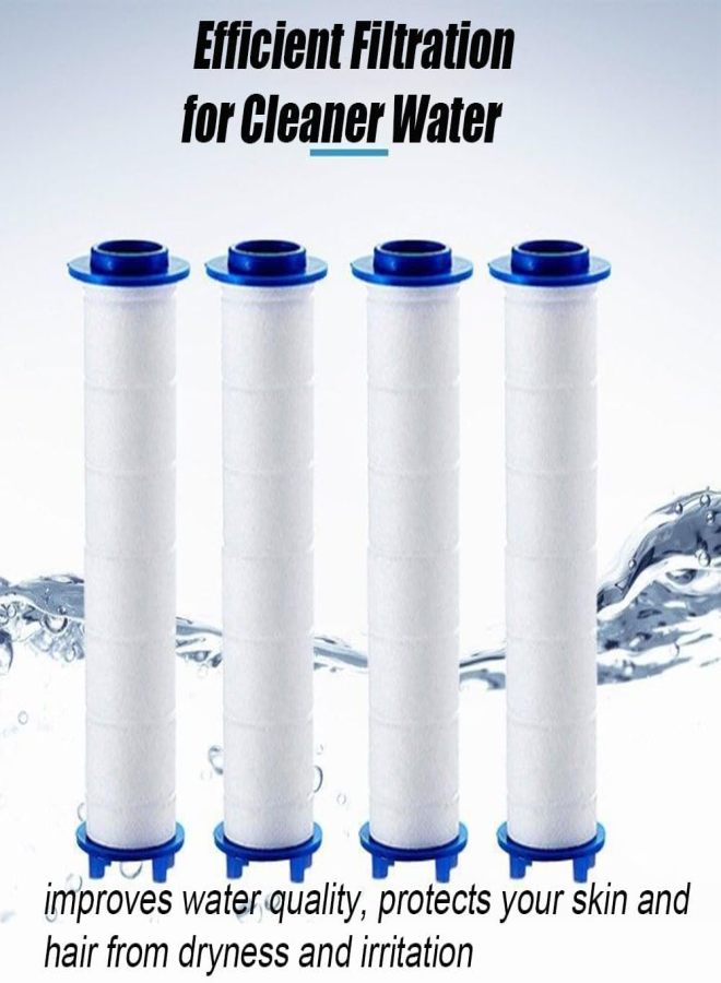 Shower nozzle pp cotton filter replacement (20 Pack, 9.5cm) suitable for multi-style hand shower White - Image 4