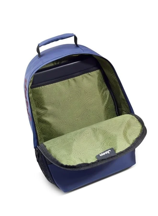Jeep Dual Material Backpack - Multicolour