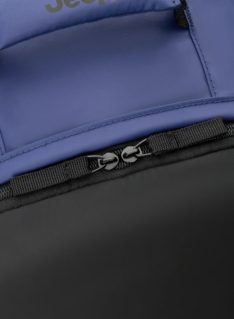 Jeep  JS012C Dual Material Backpack - Navy  | Best Price UAE