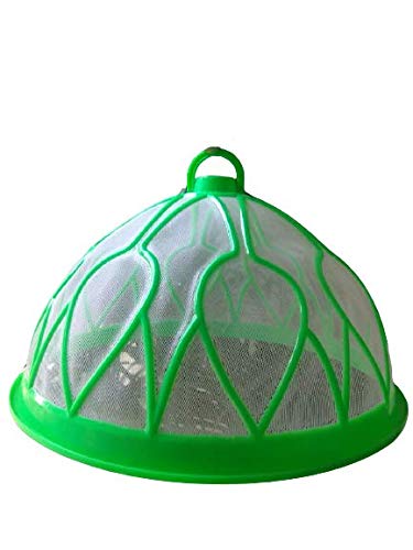 Babbu Plastic Net Food Cover Kitchen Table Flies Mosquitoes Insect Proof Dining Tables Covers Rice Vegetable Covers Round Food Dome for Anti Fly Mosquito Mesh Color as per availability Green - Image 2