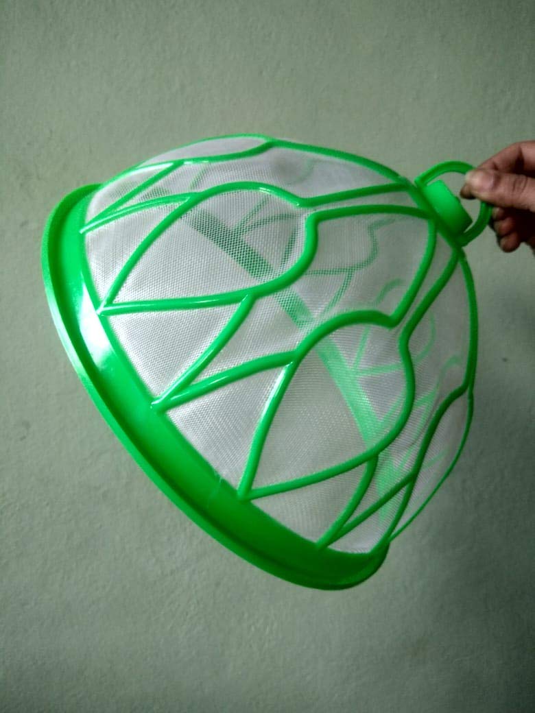 Babbu Plastic Net Food Cover Kitchen Table Flies Mosquitoes Insect Proof Dining Tables Covers Rice Vegetable Covers Round Food Dome for Anti Fly Mosquito Mesh Color as per availability Green - Image 5