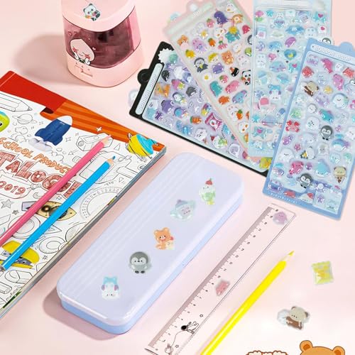 YUISI Cute Stickers for Kids, 3D Stickers for Kids, for Boys Girls Classroom Reward, Craft Scrapbooking Party Gift (Style 1) - Image 4
