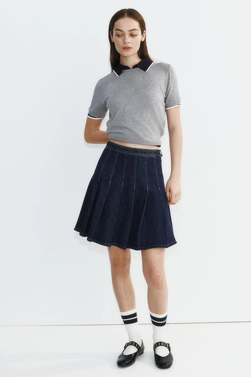 H&M Fine-knit T-shirt