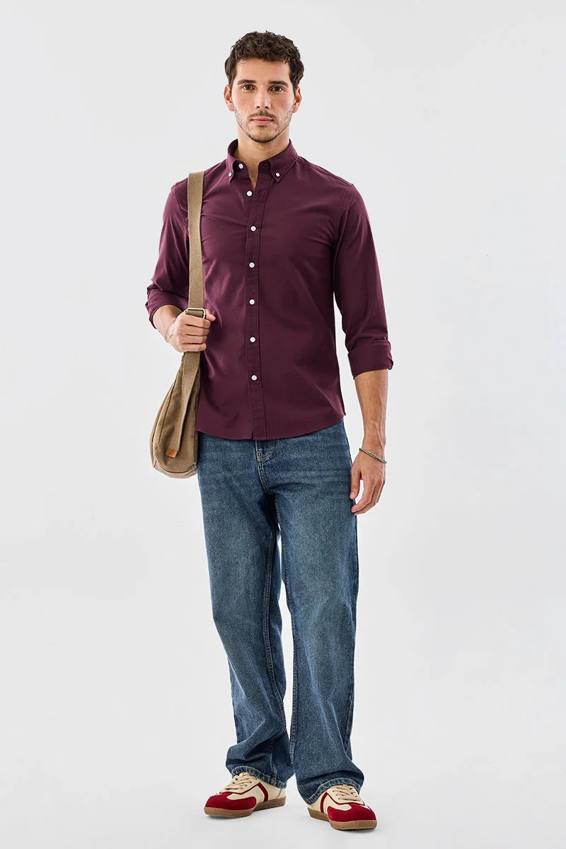 سنيتش قميص أوكتيت عنابي