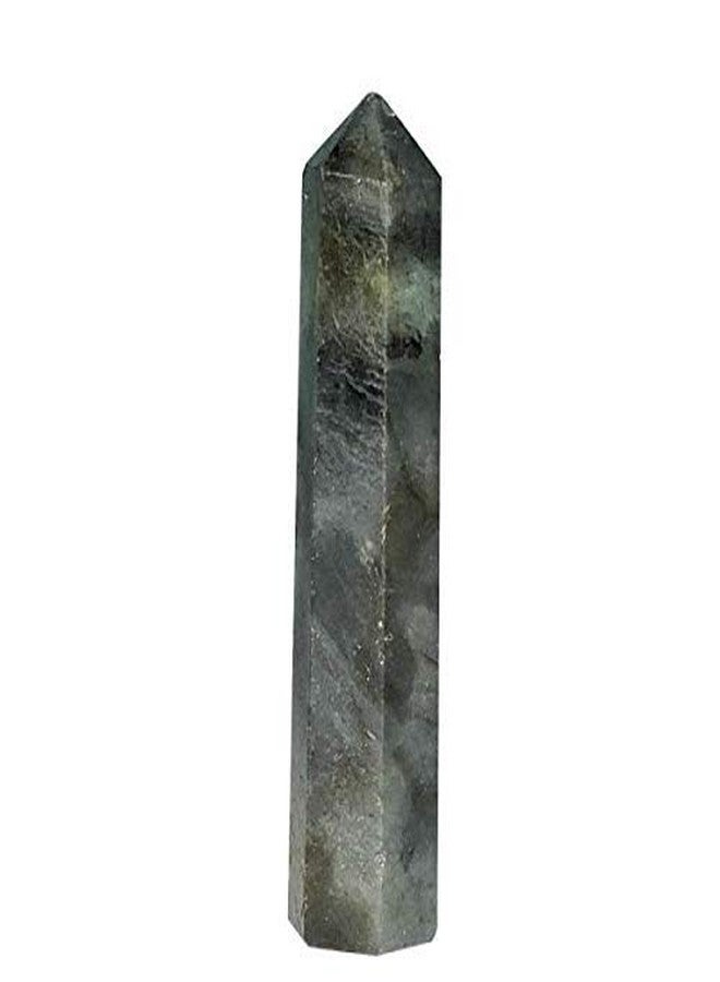 CA AGATE Natural Grey Aventurine Pencil Obelisks for Reiki Healing and Crystal Healing Stone Size 80-100 mm Approx - Image 1
