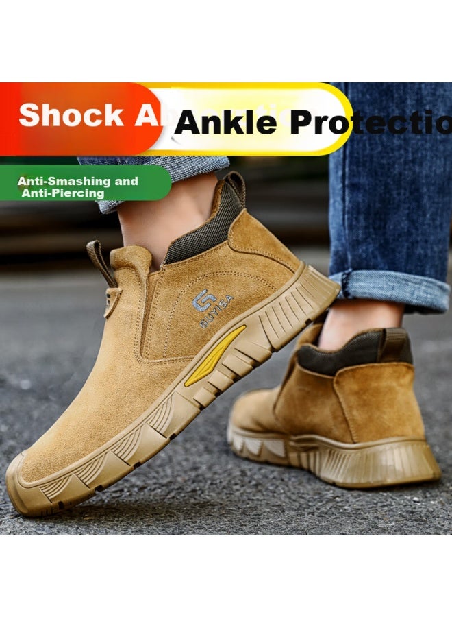 GUYISA أحذية عمل آمنة للرجال لحام حديدي مقاومة للضغط مقاومة للطعن مقاومة للحروق خفيفة الوزن أحذية عمل آمنة 3005Yw 41 - Image 4
