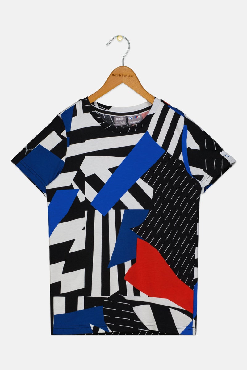 Puma x BMW Motorsport Kids Boy Sportswear Fit Short Sleeve Outdoor T-shirt, Multicolor - Image 2