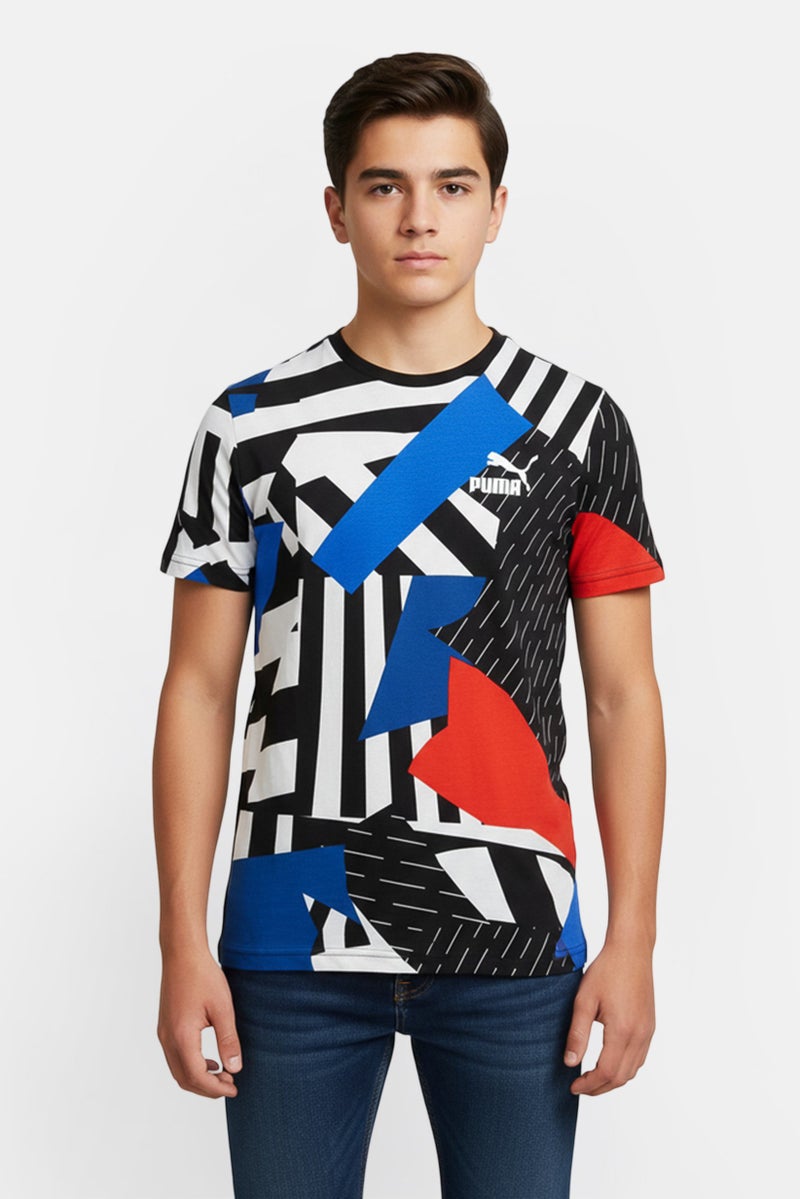 Puma x BMW Motorsport Kids Boy Sportswear Fit Short Sleeve Outdoor T-shirt, Multicolor - Image 1