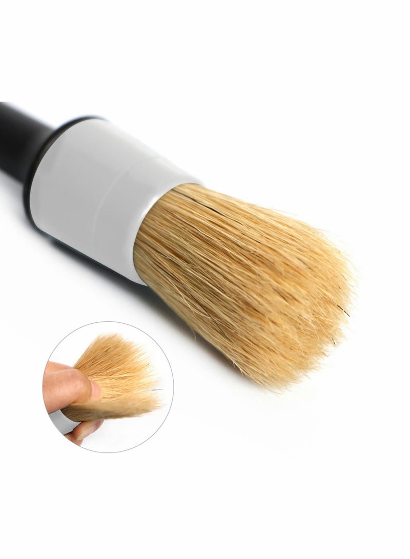 SOLARAE Ultra Soft Car Detail Brushes Car Detailing Brush - Set of 3 Pcs Different Sizes NO Metal Brush Parts for Cleaning Interior Upholstery, Air Vents, Wheels, Leather - Image 5