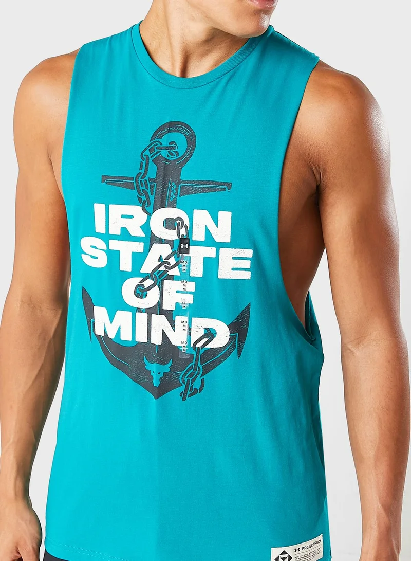 UNDER ARMOUR Project Rock State Of Mind Muscle Tank Top