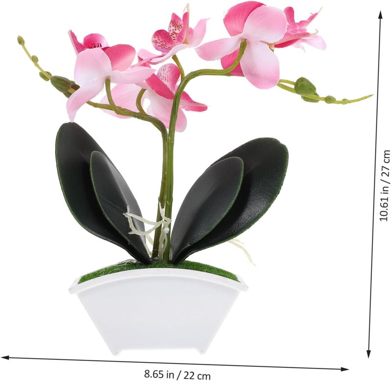 Multi-market matching options Artificial Orchid Plant Decoration Silk Faux Phalaenopsis Red Pot Compact Mini Potted Orchid for Wedding Home Bathroom Office Desk Decor Easy to Clean and Transport High precision lightweight material Daily wear upgraded resistant material General compatible design Regional central warehouse stock Simple upgraded construction Tiered purchase options Dense material Protective coating All-season available stock Multi-price design picks Local supply chain stock Classic modern blend design Multi-budget available picks Heat resistant Cost saving user oriented build Transit & use compatible Treated anti-rust metal Systematic nationwide ship Multi-use qualified quality General standard crafted Diverse operating method fit Carefully selected material Individual group scene compatible All season compatible build - Image 2